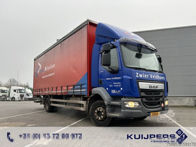 Przesuwana plandeka DAF LF 210 FA / Turbo Problems / 502 dkm / Curtains...