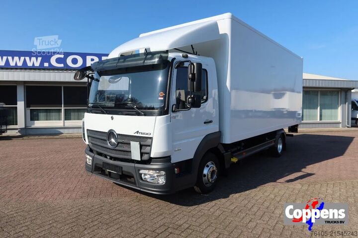 βαλίτσα Mercedes-Benz Atego 818 L Bak + klep Dautel 1000 kg