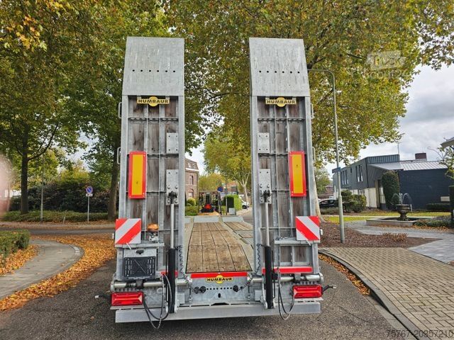 Dieplader oplegger HUMBAUR HTD30 Mit Hydrauliesche Rampen