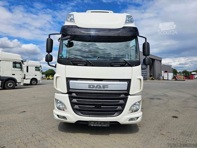 Camion plateau avec bâche DAF DAF CF 310 Space Cab, Gardine, Ladebordwand 1,5