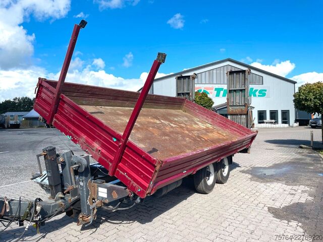 Kolmisuuntainen kippiperävaunu MÜLLER-MITTELTAL 5,00m 2-Seiten Tandemkipper / 3,40 m Rampen