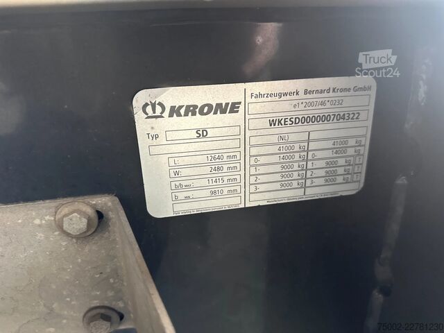 Kontejnerski transport Krone 40FT High Cube Chassis / BPW / Trommelrmmen / N...