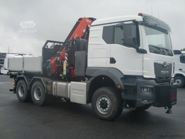 Τυπική μονάδα τρακτέρ MAN TGS 33.470 BB 6x6 Fassi Kran F455RA 2.26