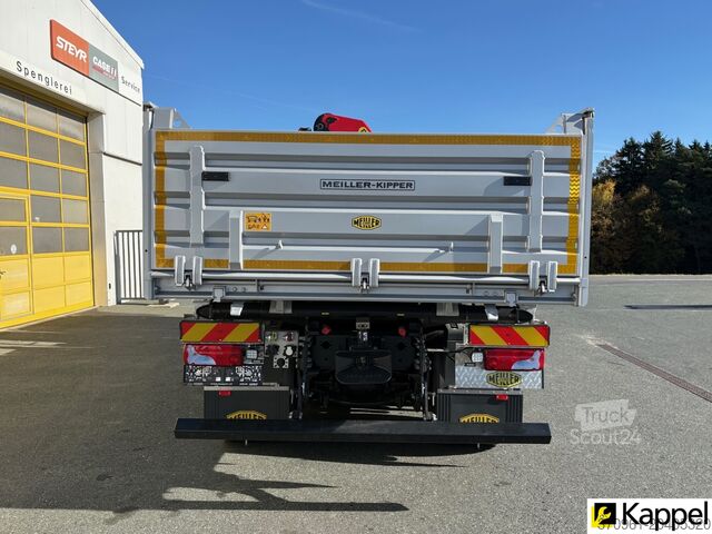 Ciężarówka wywrotka MAN TGS 33.480 6X4 BB / PALFINGER PK22 / 3SK