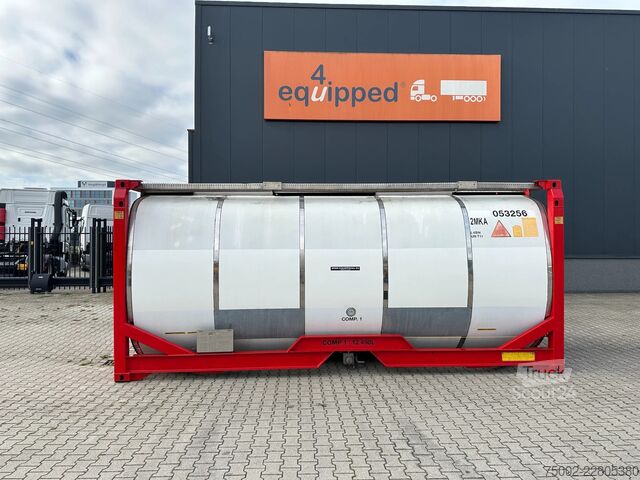 Kontti Van Hool 20FT  24.900L / 2 comp (2x 12.450L) / UN PORTAB...