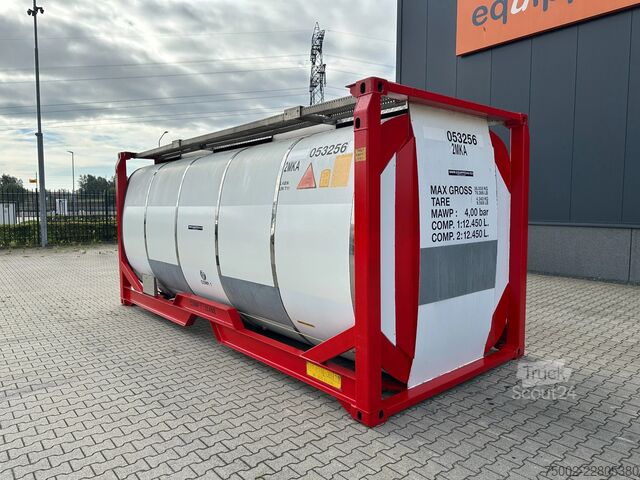Kontti Van Hool 20FT  24.900L / 2 comp (2x 12.450L) / UN PORTAB...