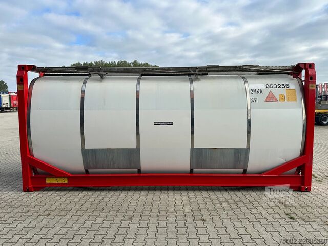 Container Van Hool 20FT  24.900L / 2 comp (2x 12.450L) / UN PORTAB...