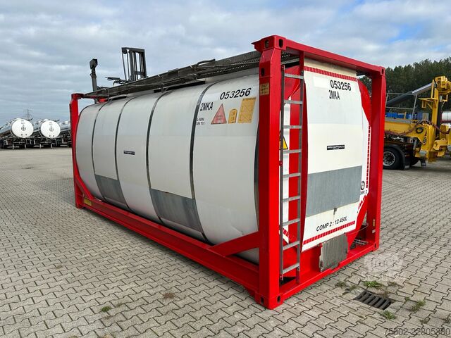 Kontti Van Hool 20FT  24.900L / 2 comp (2x 12.450L) / UN PORTAB...