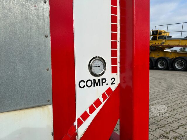 Kontti Van Hool 20FT  24.900L / 2 comp (2x 12.450L) / UN PORTAB...