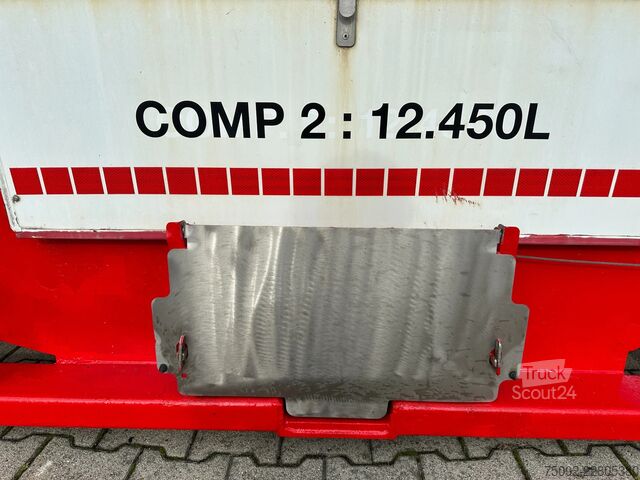 Kontti Van Hool 20FT  24.900L / 2 comp (2x 12.450L) / UN PORTAB...