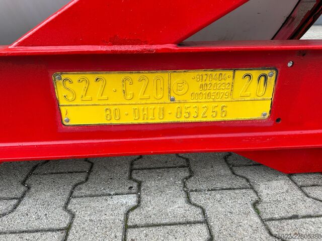 Kontti Van Hool 20FT  24.900L / 2 comp (2x 12.450L) / UN PORTAB...