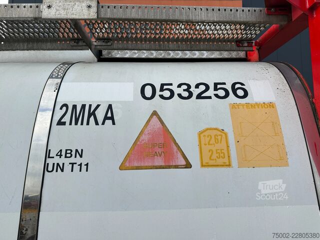 Kontti Van Hool 20FT  24.900L / 2 comp (2x 12.450L) / UN PORTAB...