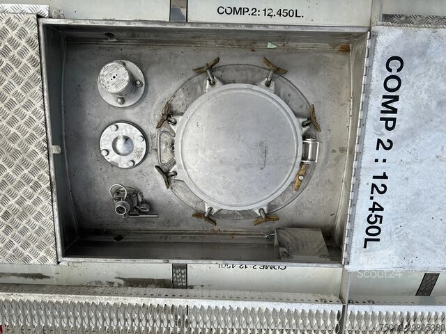 Kontti Van Hool 20FT  24.900L / 2 comp (2x 12.450L) / UN PORTAB...