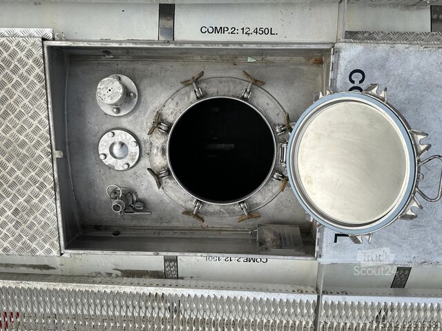Kontti Van Hool 20FT  24.900L / 2 comp (2x 12.450L) / UN PORTAB...
