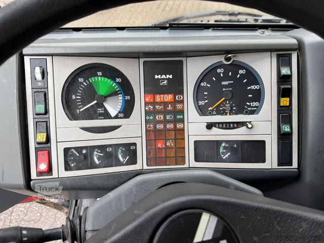 Car carrier van MAN 9.153 425CM Machinery transporter Hydr. Oprijpl...