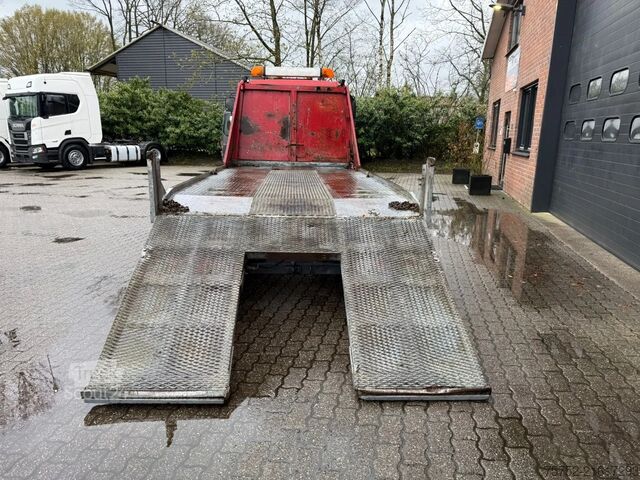 Car carrier van MAN 9.153 425CM Machinery transporter Hydr. Oprijpl...