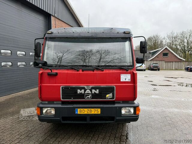 Car carrier van MAN 9.153 425CM Machinery transporter Hydr. Oprijpl...