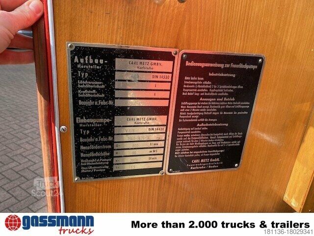 Feuerwehrfahrzeug Borgward BORGWARD B522-A0 4x4 Löschgruppenfahrzeug LF 8/TS