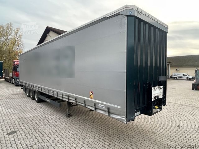 Ανοιχτό ημιρυμουλκούμενο με μουσαμά KRONE SD Plane Mega Edscha Hubdach 2x Liftachse