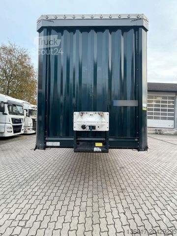 Ανοιχτό ημιρυμουλκούμενο με μουσαμά KRONE SD Plane Mega Edscha Hubdach 2x Liftachse