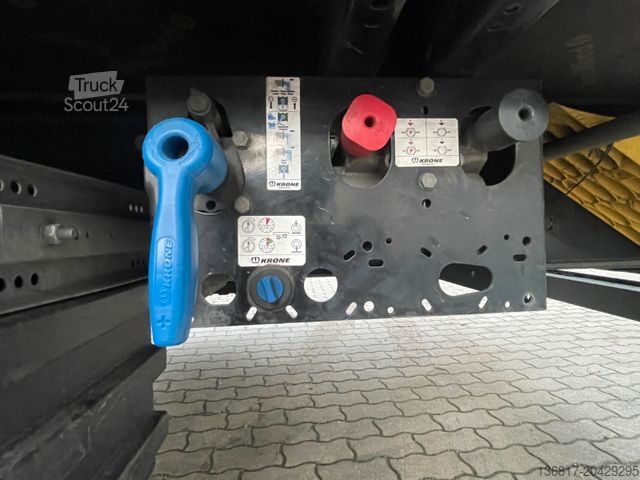 Ανοιχτό ημιρυμουλκούμενο με μουσαμά KRONE SD Plane Mega Edscha Hubdach 2x Liftachse