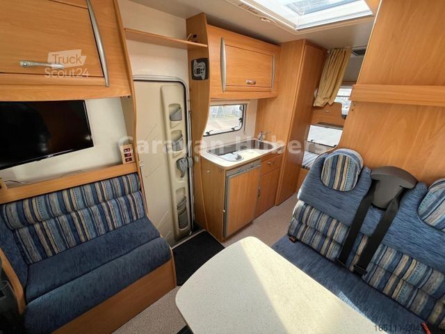 Τροχόσπιτο με προεξοχή (alcove) CHAUSSON Flash 03 - Garage - Etagenbetten - Tempomat