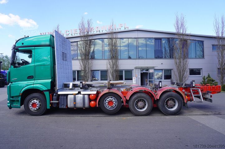 Платформа със стойки Mercedes-Benz Arocs 3563 8 × 4 / 630 HP /steered axle