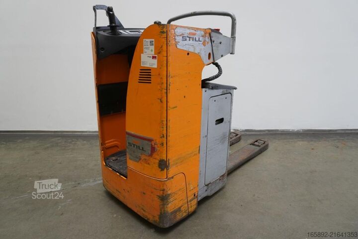 Elektrische meelooppallettruck met sta-platform Still SXH20