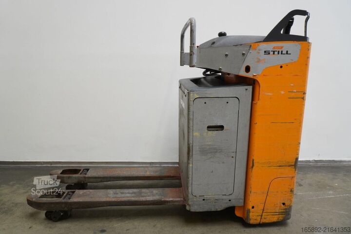 Elektrische meelooppallettruck met sta-platform Still SXH20