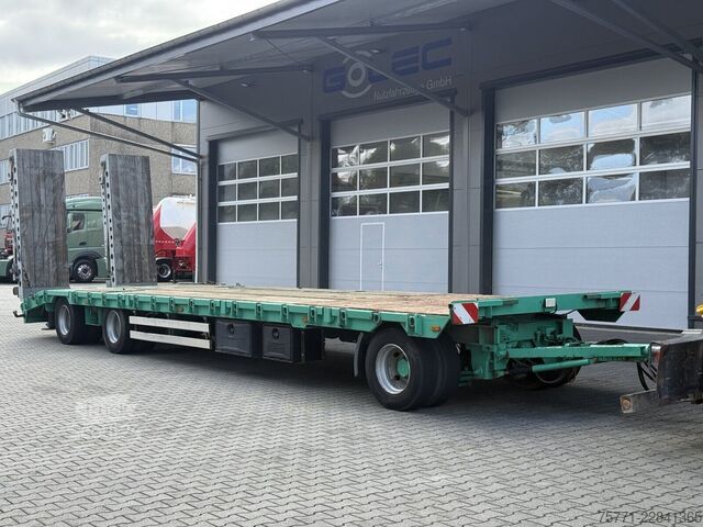 Maskintransportbil Langendorf N&S TLPL30 PRZYCZEPA NISKOPODWOZIOWA Z HYDRAULI...