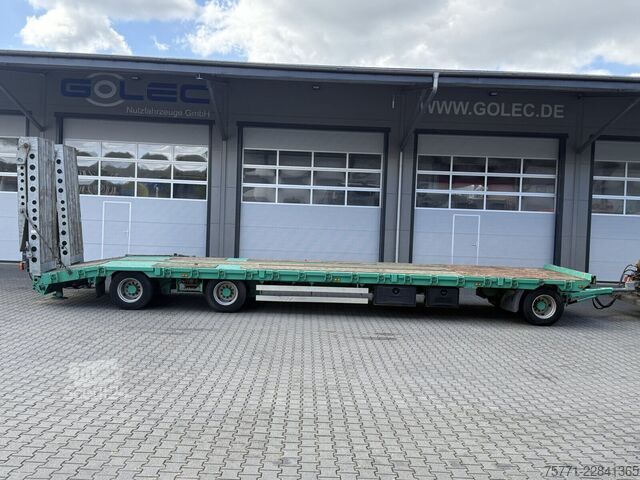Maskintransportbil Langendorf N&S TLPL30 PRZYCZEPA NISKOPODWOZIOWA Z HYDRAULI...