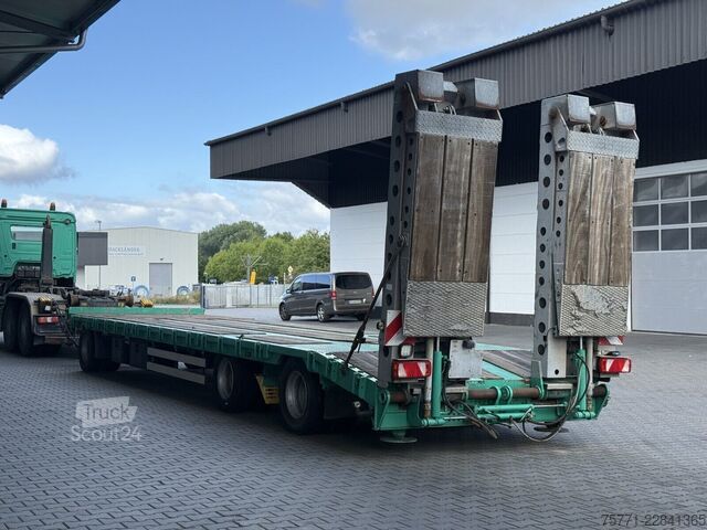 Maskintransportbil Langendorf N&S TLPL30 PRZYCZEPA NISKOPODWOZIOWA Z HYDRAULI...