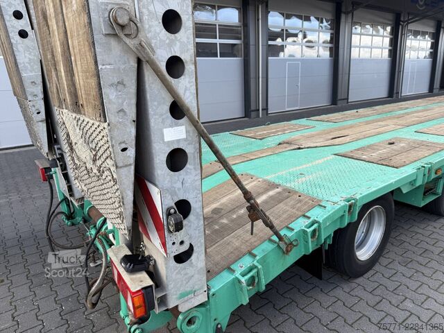 Maskintransportbil Langendorf N&S TLPL30 PRZYCZEPA NISKOPODWOZIOWA Z HYDRAULI...