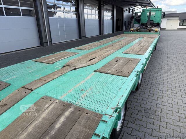 Maskintransportbil Langendorf N&S TLPL30 PRZYCZEPA NISKOPODWOZIOWA Z HYDRAULI...