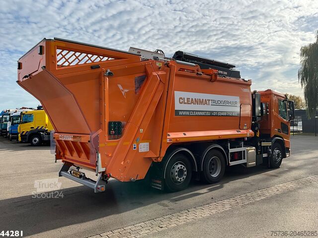 Atkritumu savākšanas transportlīdzeklis DAF FAN XD 340 Euro 6 Hiab 23 Tonmeter laadkraan