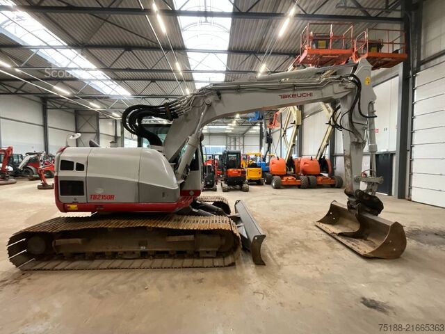 Excavadora sobre orugas Takeuchi TB 2150 R