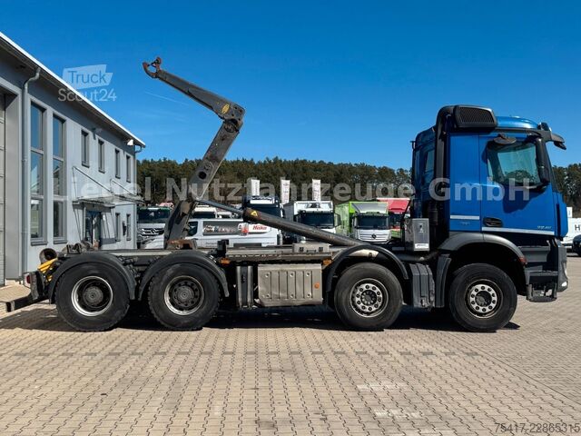 Autocamion cu cârlig pentru containere MERCEDES-BENZ Arocs 3245 BBLL*Meiler Abrollkipper RK 30 60L*