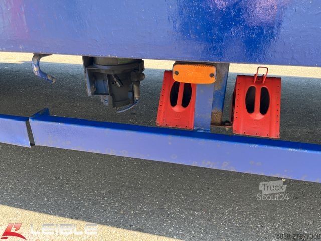 Lavt bygger sættevogn NOOTEBOOM OSD-33-02*Multi*Schwanenhals*Seilwinde*Stapler*