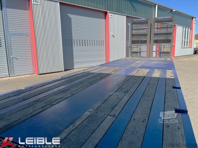 Lavt bygger sættevogn NOOTEBOOM OSD-33-02*Multi*Schwanenhals*Seilwinde*Stapler*