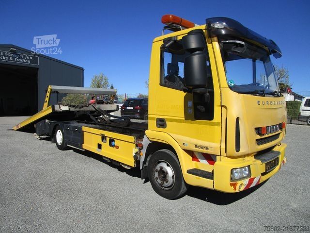 Fourgon porte-voitures IVECO ML80E18 L *Schiebeplateau+Hubbrille+AHK+Funk*