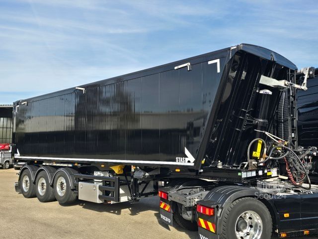 Semirimorchio ribaltabile STAS S300CX *51m³ *VBK Verdeck*Lenkachse*HD-Reiniger