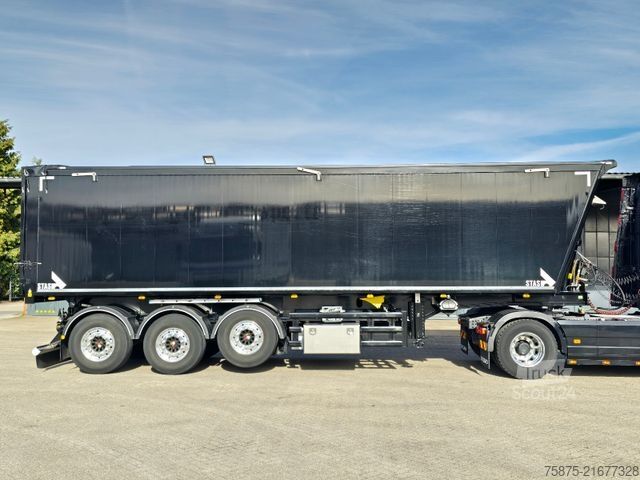 Semirimorchio ribaltabile STAS S300CX *51m³ *VBK Verdeck*Lenkachse*HD-Reiniger
