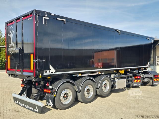 Semirimorchio ribaltabile STAS S300CX *51m³ *VBK Verdeck*Lenkachse*HD-Reiniger