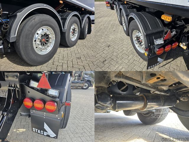 Semirimorchio ribaltabile STAS S300CX *51m³ *VBK Verdeck*Lenkachse*HD-Reiniger