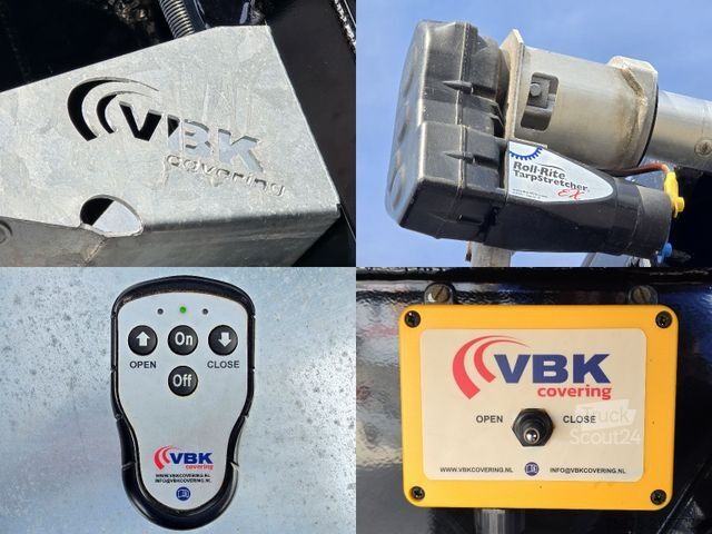 Semirimorchio ribaltabile STAS S300CX *51m³ *VBK Verdeck*Lenkachse*HD-Reiniger