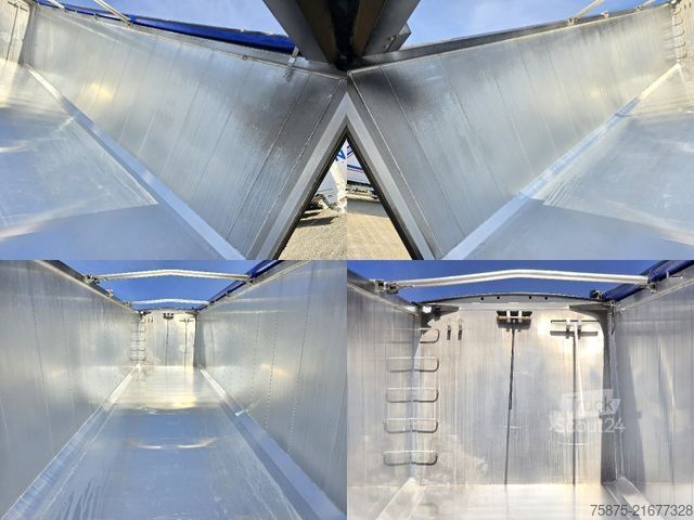 Semirimorchio ribaltabile STAS S300CX *51m³ *VBK Verdeck*Lenkachse*HD-Reiniger