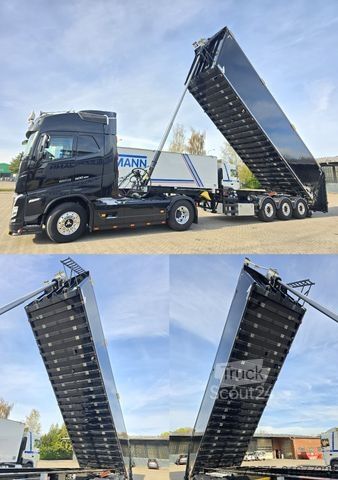 Semirimorchio ribaltabile STAS S300CX *51m³ *VBK Verdeck*Lenkachse*HD-Reiniger