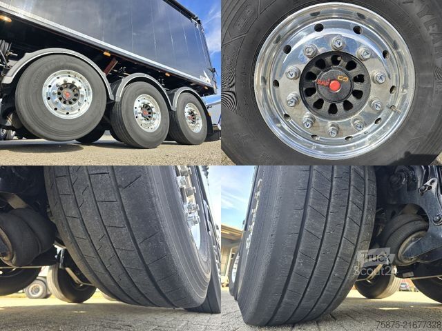 Semirimorchio ribaltabile STAS S300CX *51m³ *VBK Verdeck*Lenkachse*HD-Reiniger