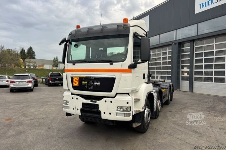 Контейнеровоз з гачком (рол-офф) MAN TGS 35.480 8x4 Hiab 26T