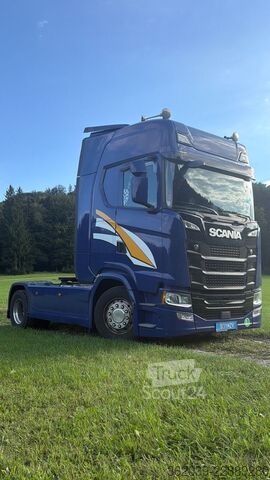 Standardowy ciągnik siodłowy SCANIA S500 VOLLAUSLASTUNG TOP ZUSTAND